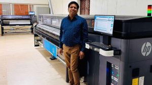 HP Latex 1500 installation at Balaji Corporation