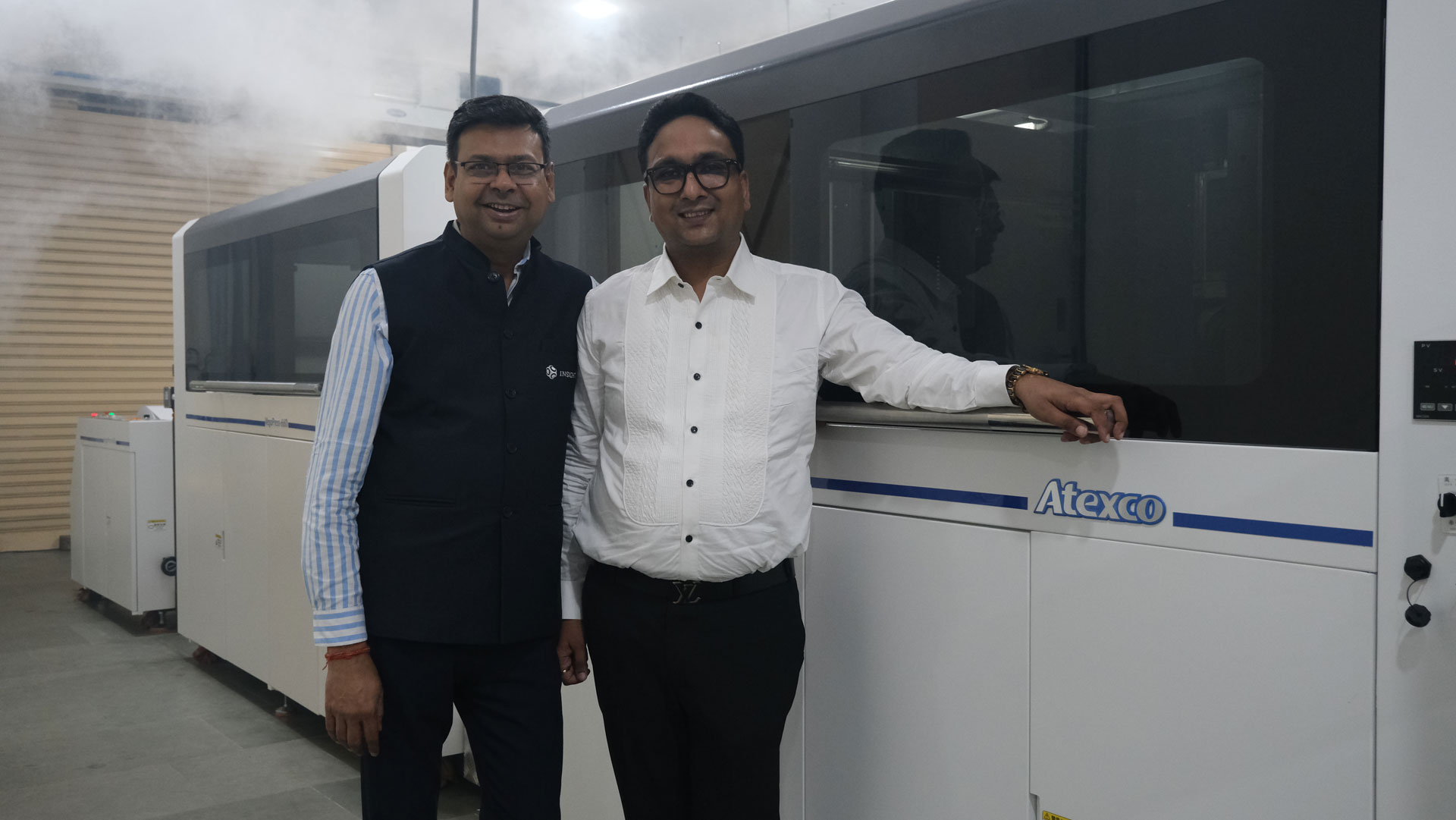 Indias first Atexco Vegapress 660C HD at Parshvi Graphics in Ghaziabad,