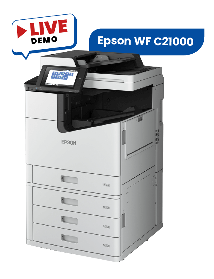 Epson WF C21000 live demonstration