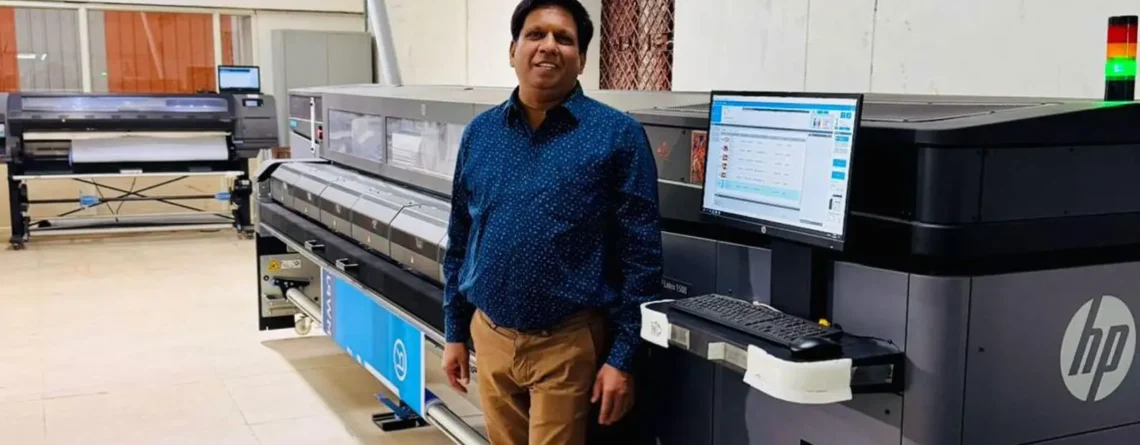 HP Latex 1500 installation at Balaji Corporation