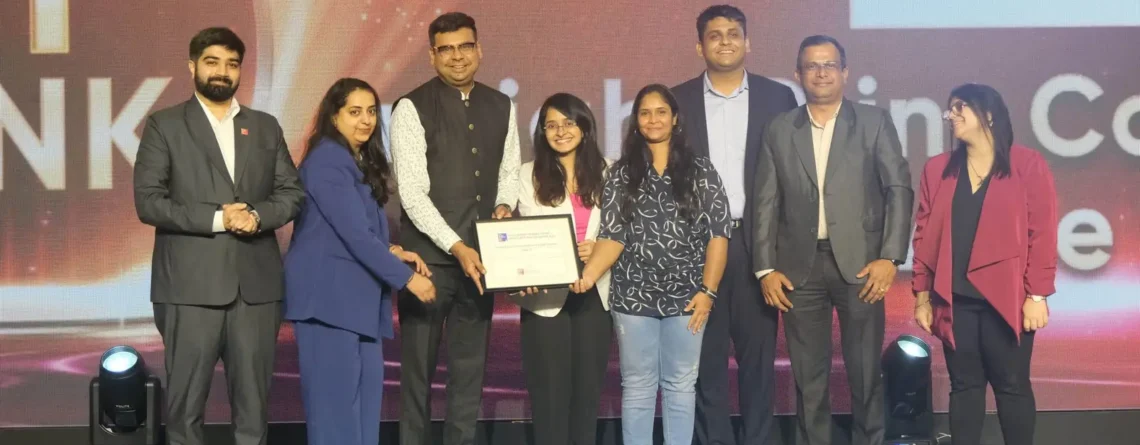 Insight Team Receiving Great Place to Work Award